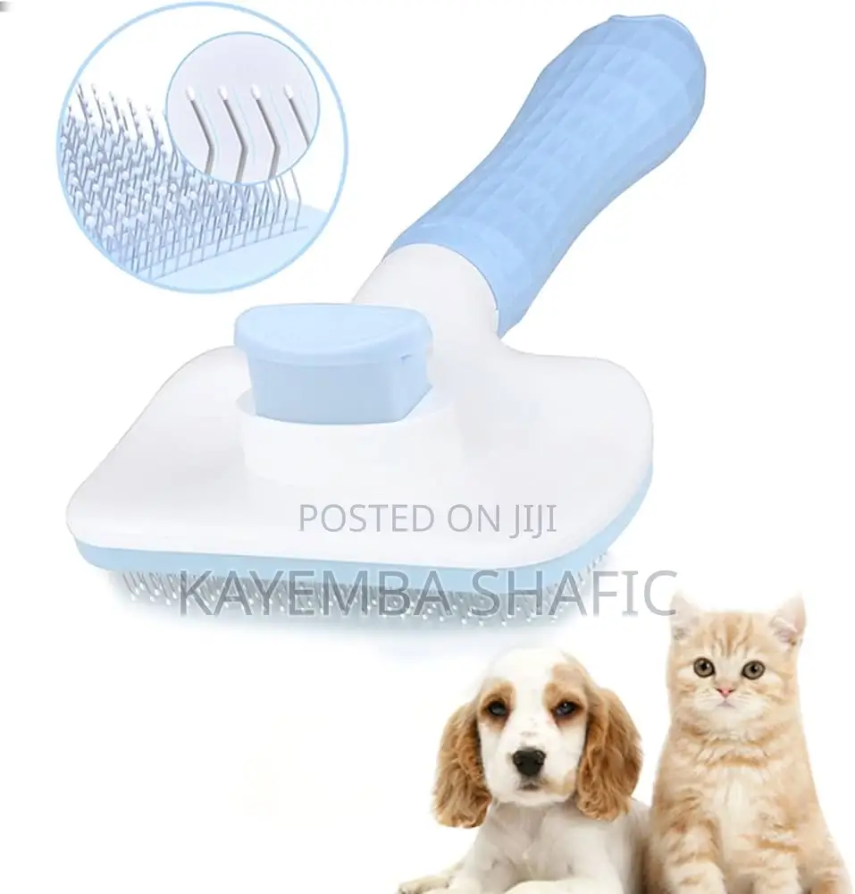 Cleanpet Self-Cleaning Slicker Brush for Dogs and Cats