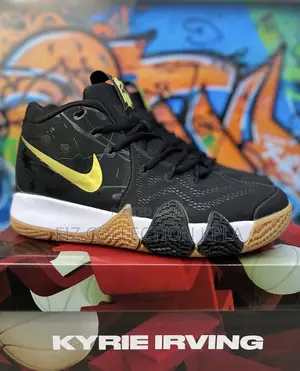 Original Nike Kyrie 4 Pitch Blue Basketball Sneakers