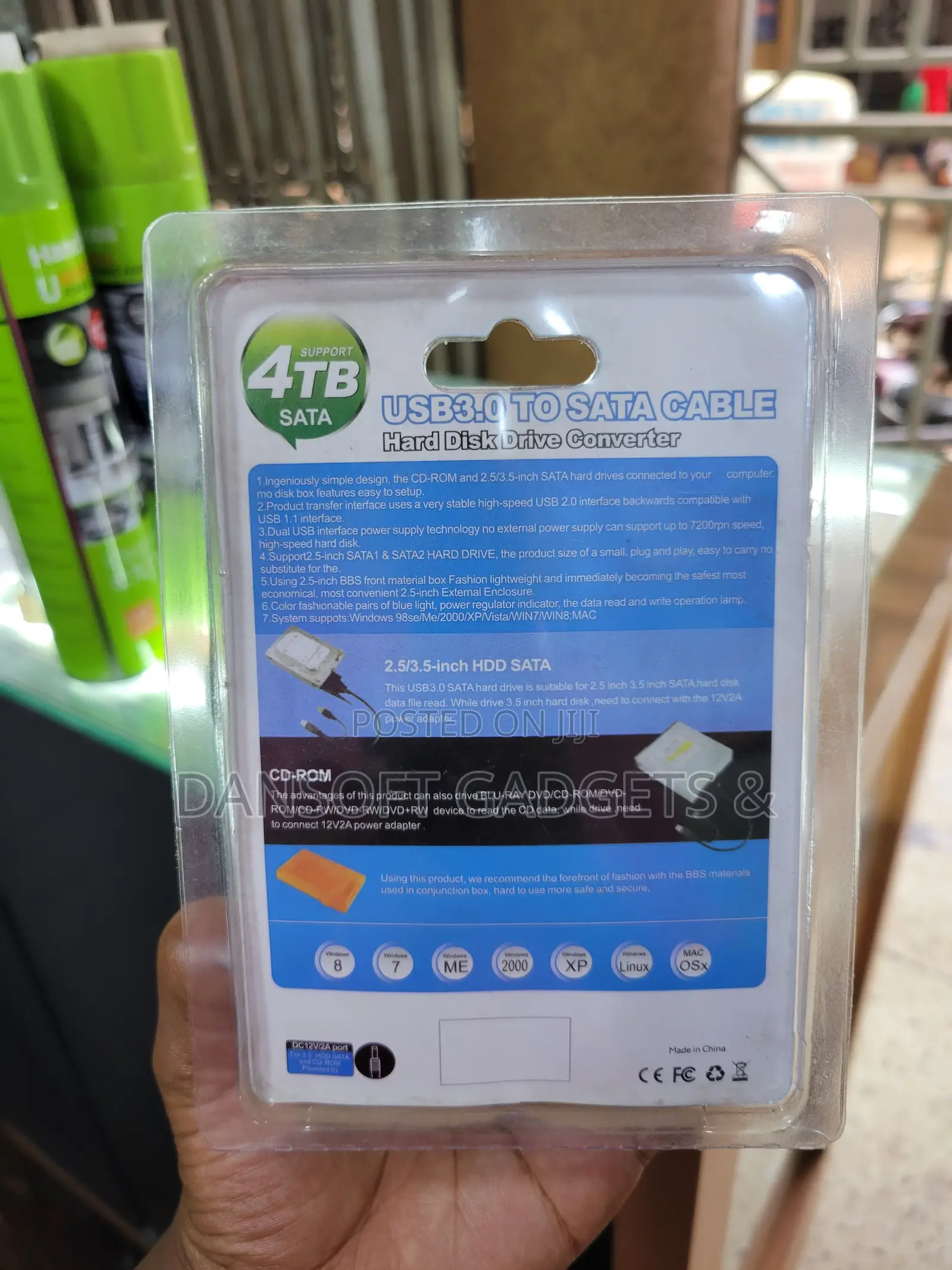Usb 3.0 to Sata Hard Drive Converter Cable