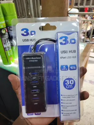 4-Port Usb 3.0 Superspeed Hub