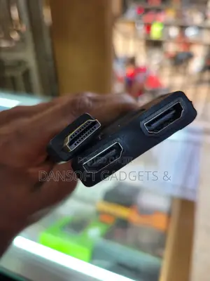 1-in 2-out Hdmi Splitter- Uhd Mirror Adapter
