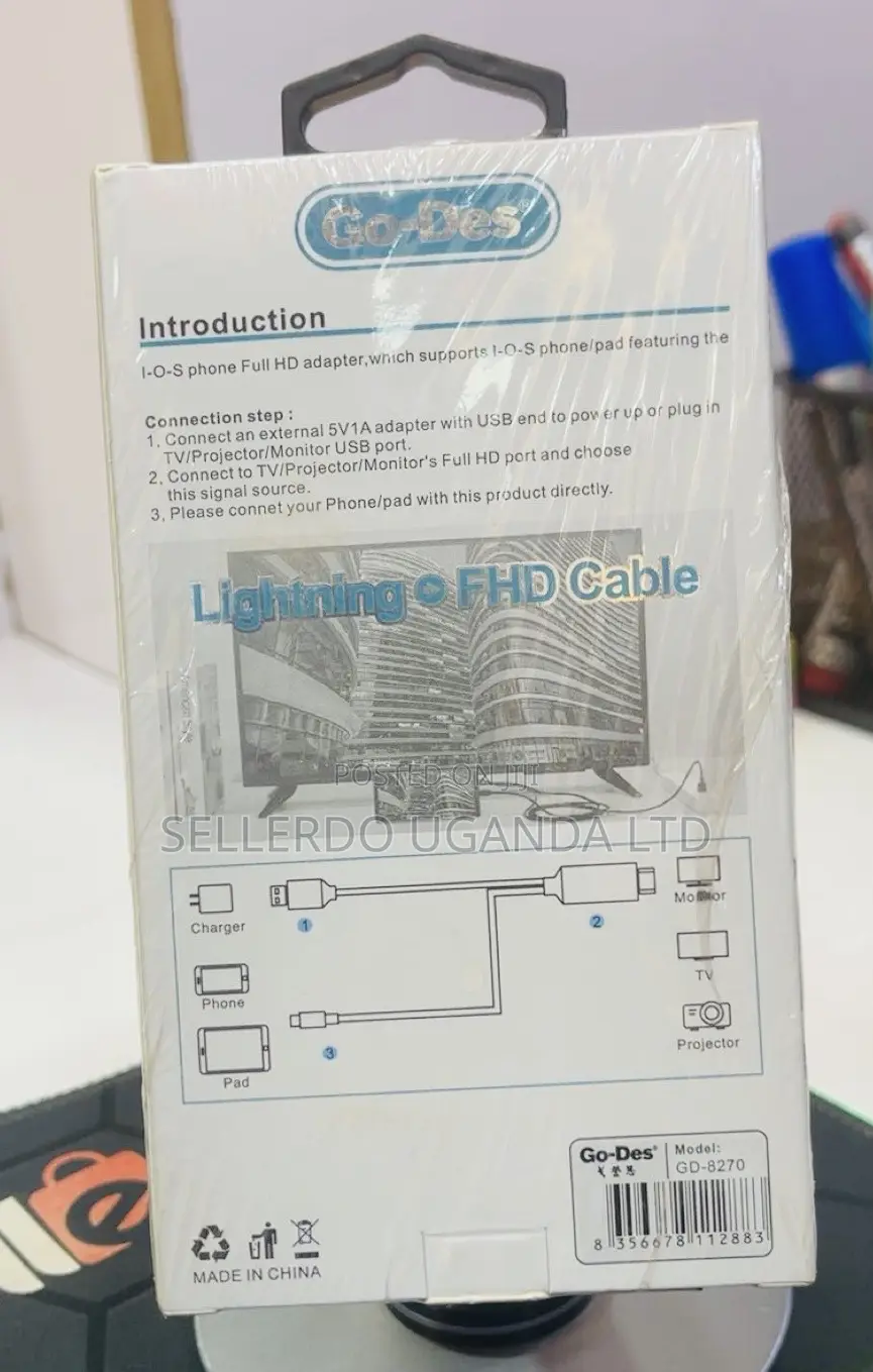 Go-Des Lightning Cable Plug E and Play