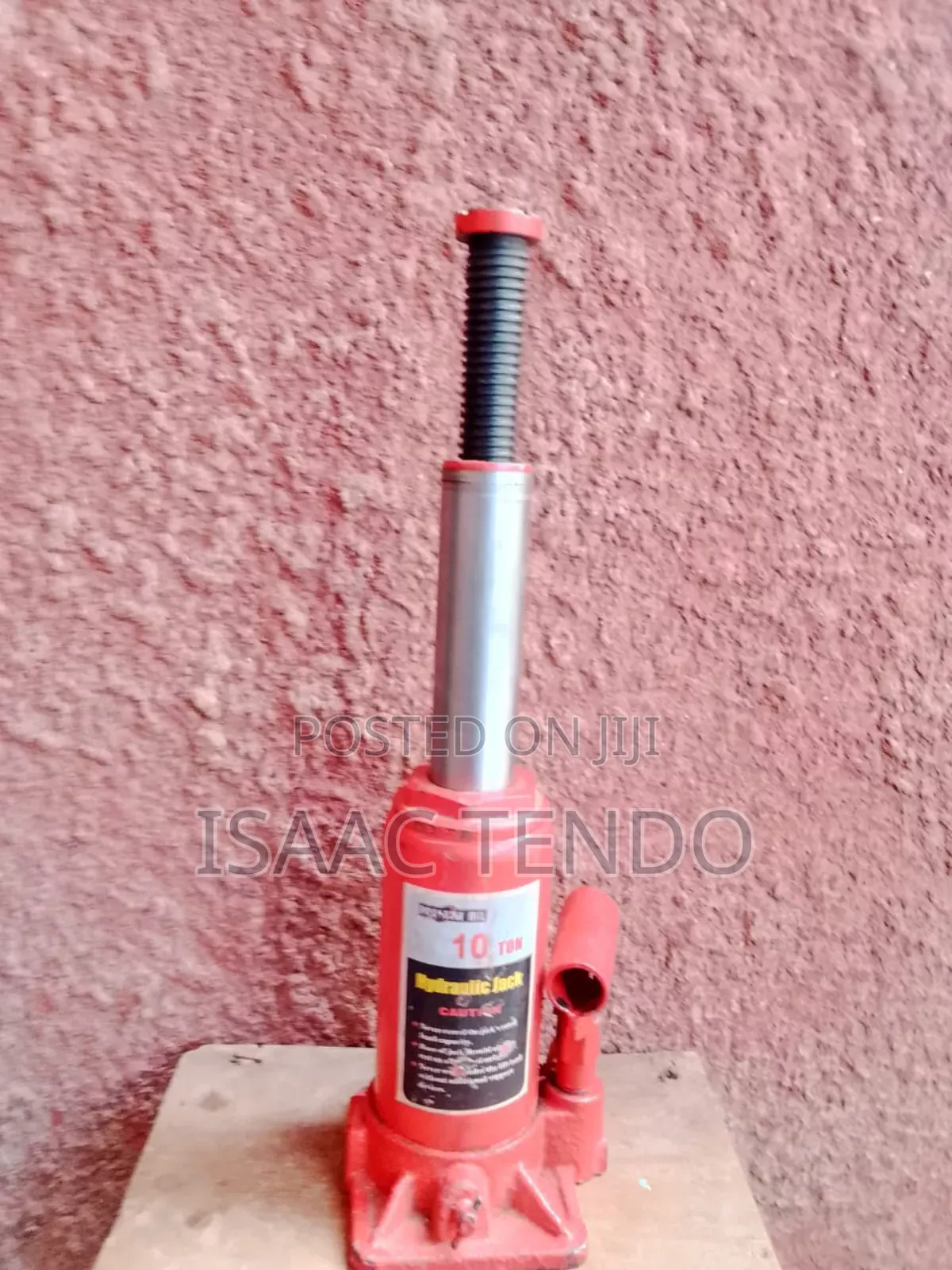 10 Tonne Hydraulic Jack + Wheel Spanner 41