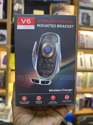 V6 15watts Wireless Phone Holder/ Mount