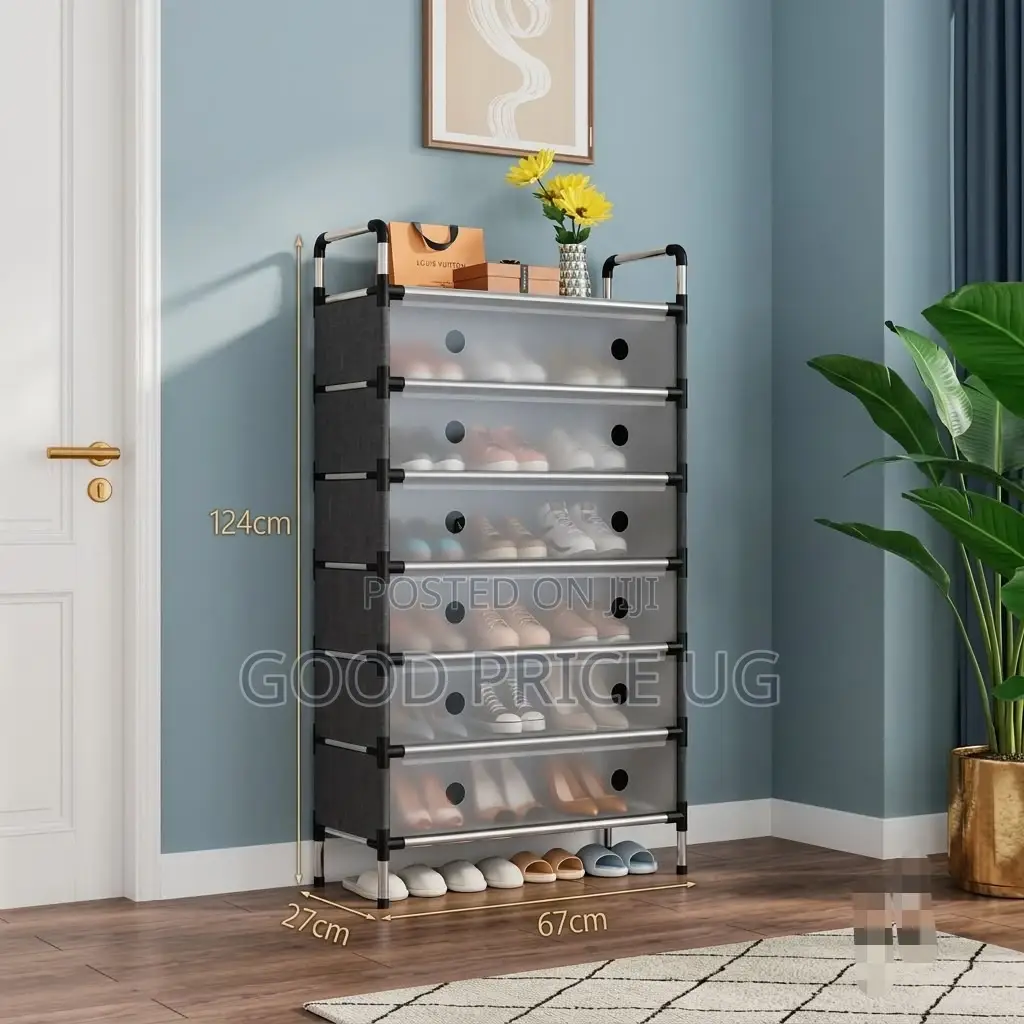 7-Tier Dustproof Multi-Layer Shoe Rack Organizer