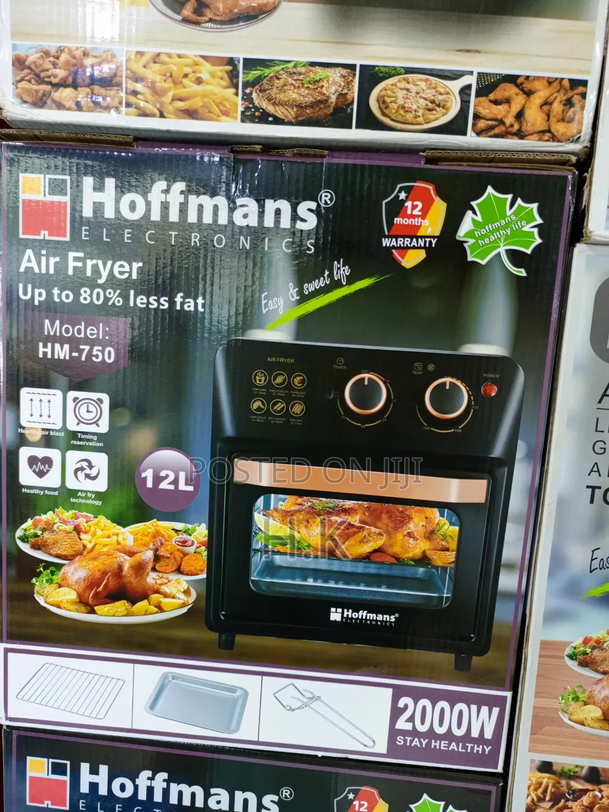 Hoffmans Electronics Air Fryer, Model Hm-750.