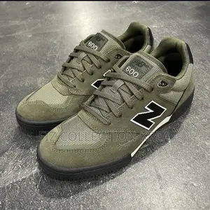 Original New Balance Numeric 600 Tom Knox Olive Black Skate Sneakers