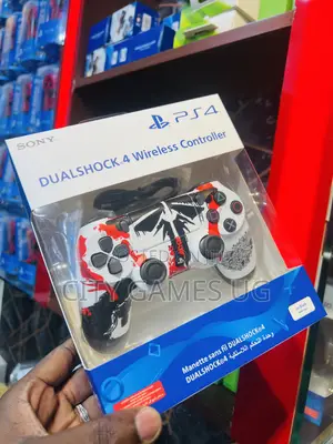 Sony Dualshock 4 Wireless Controller Ps4 - Red White Black Design