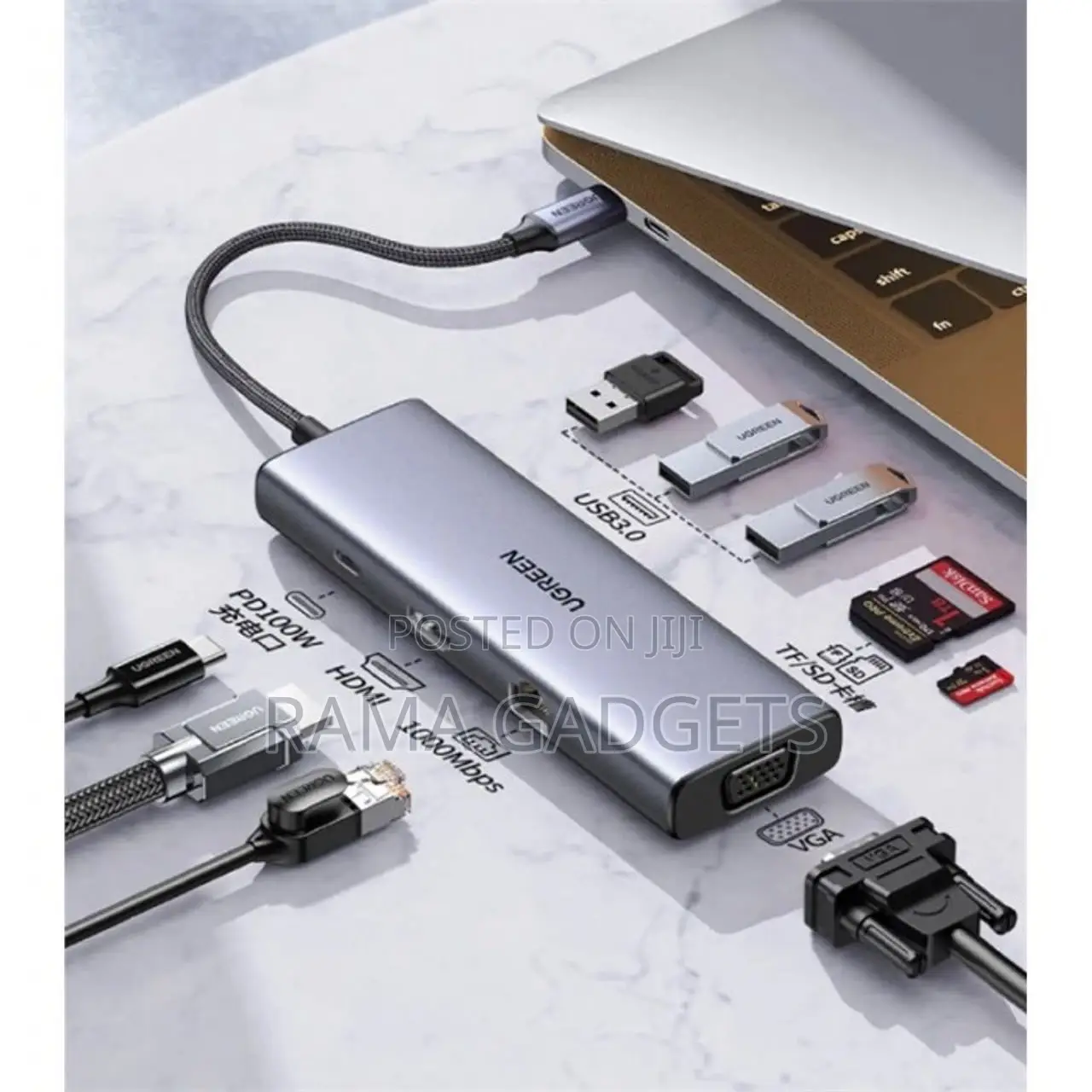 Ugreen 9-in-1 Usb-C Multifunction Adapter (Model Cm498)
