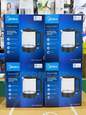 Midea 1.7l Glass Electric Kettle Mk-17g06a2m)