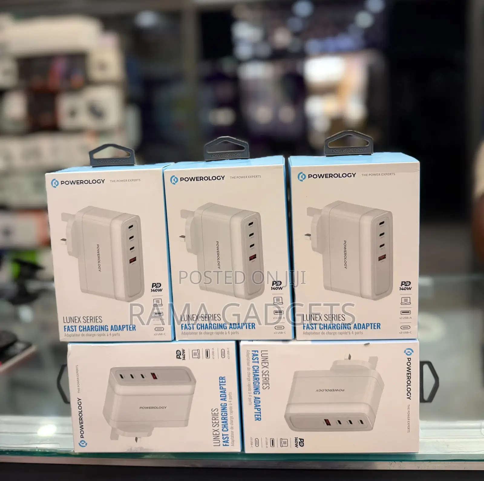 Powerology Lunex Series Fast Charging Adapter