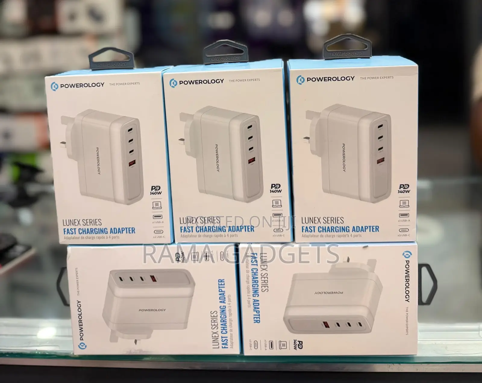Powerology Lunex Series Fast Charging Adapter