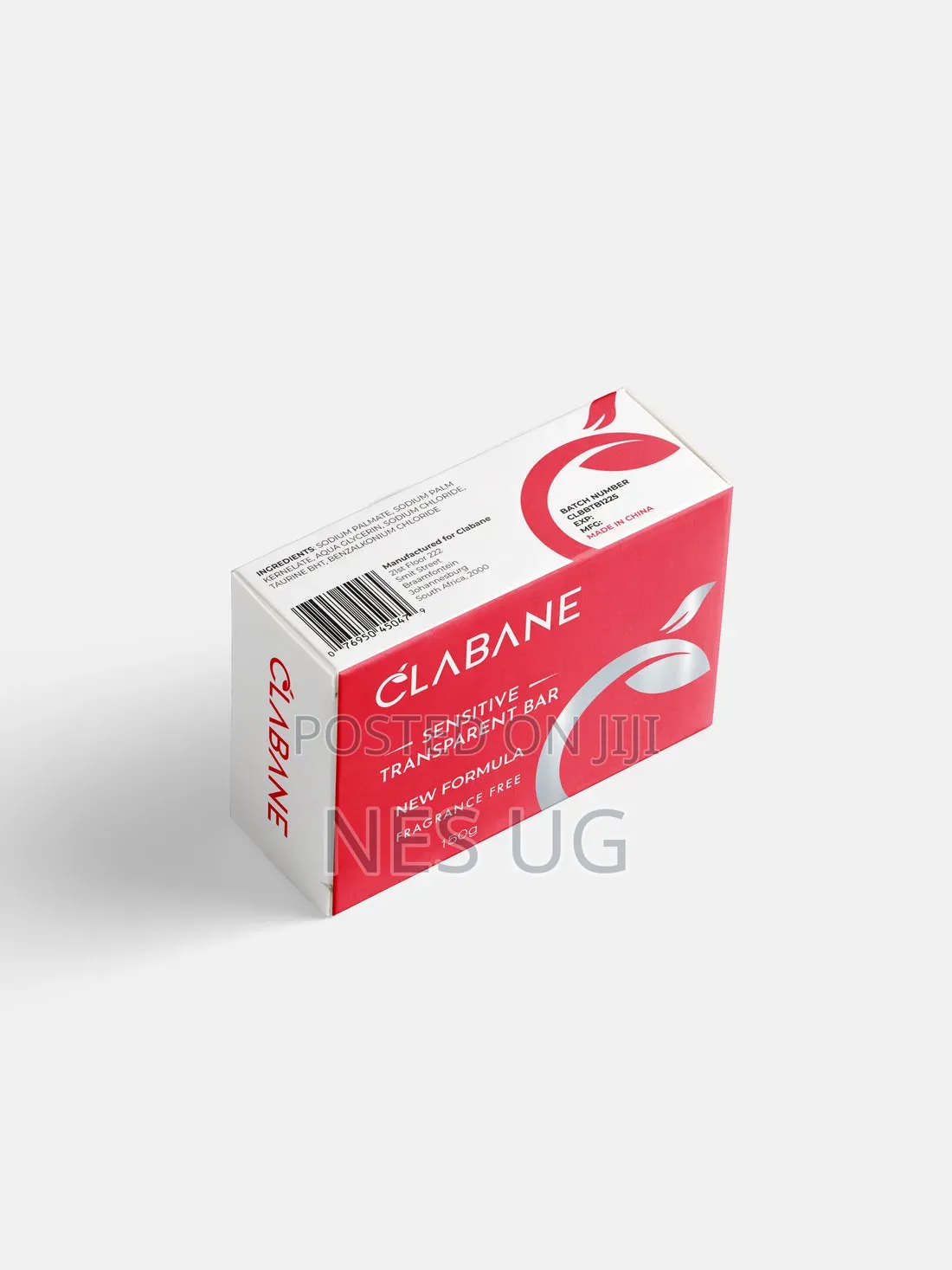 Clabane Pure Sensitive Transparent Bar New Formula