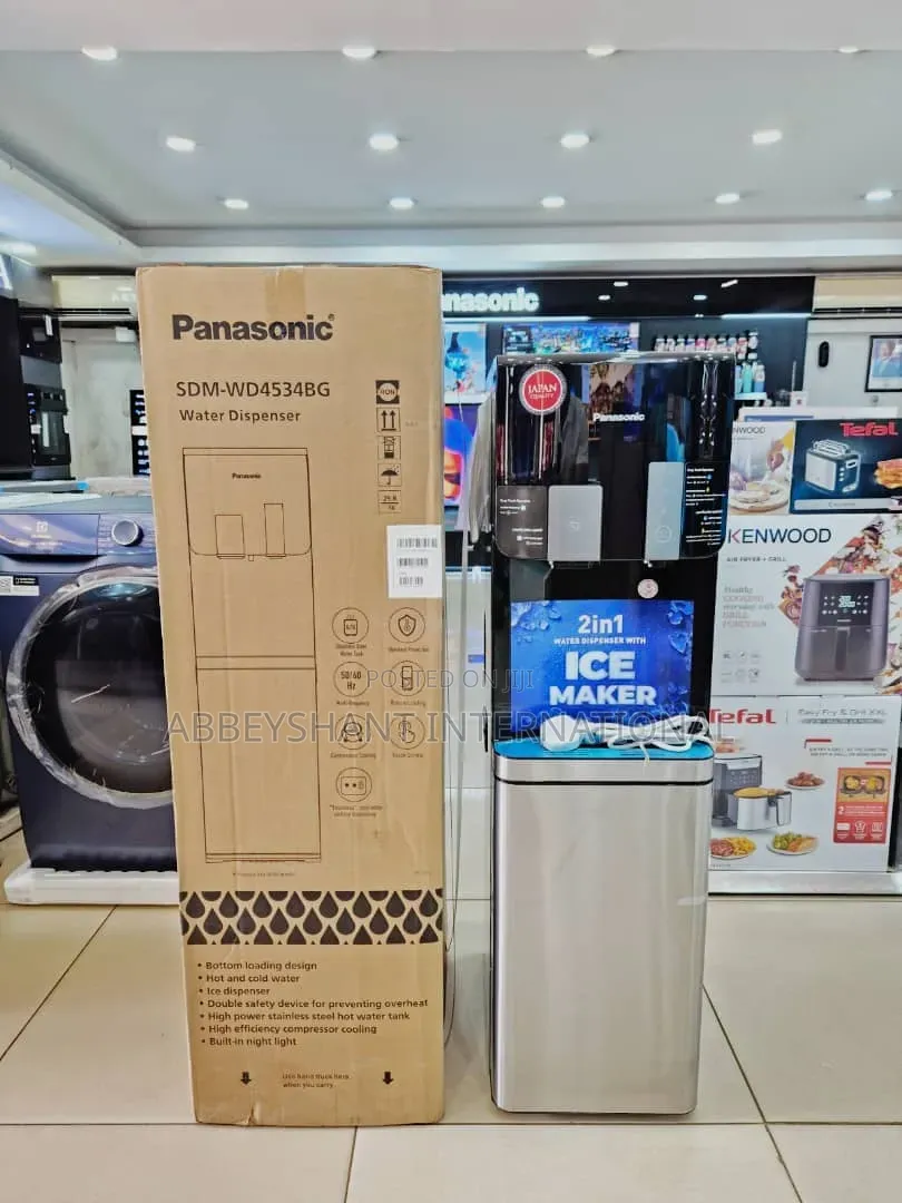 Panasonic 2-in-1 Bottom-Load Water Dispenser /Built-in Ice Maker.