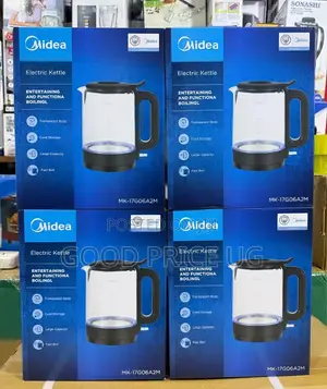 Midea 1.7l Glass Electric Kettle Mk-17g06a2m)