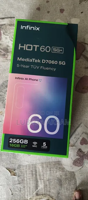 New Infinix Hot 60i 256 GB Blue