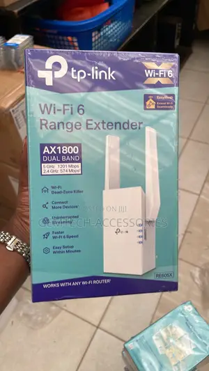 Tp-Link Re605x Ax1800 Wi-Fi 6 Range Extender.