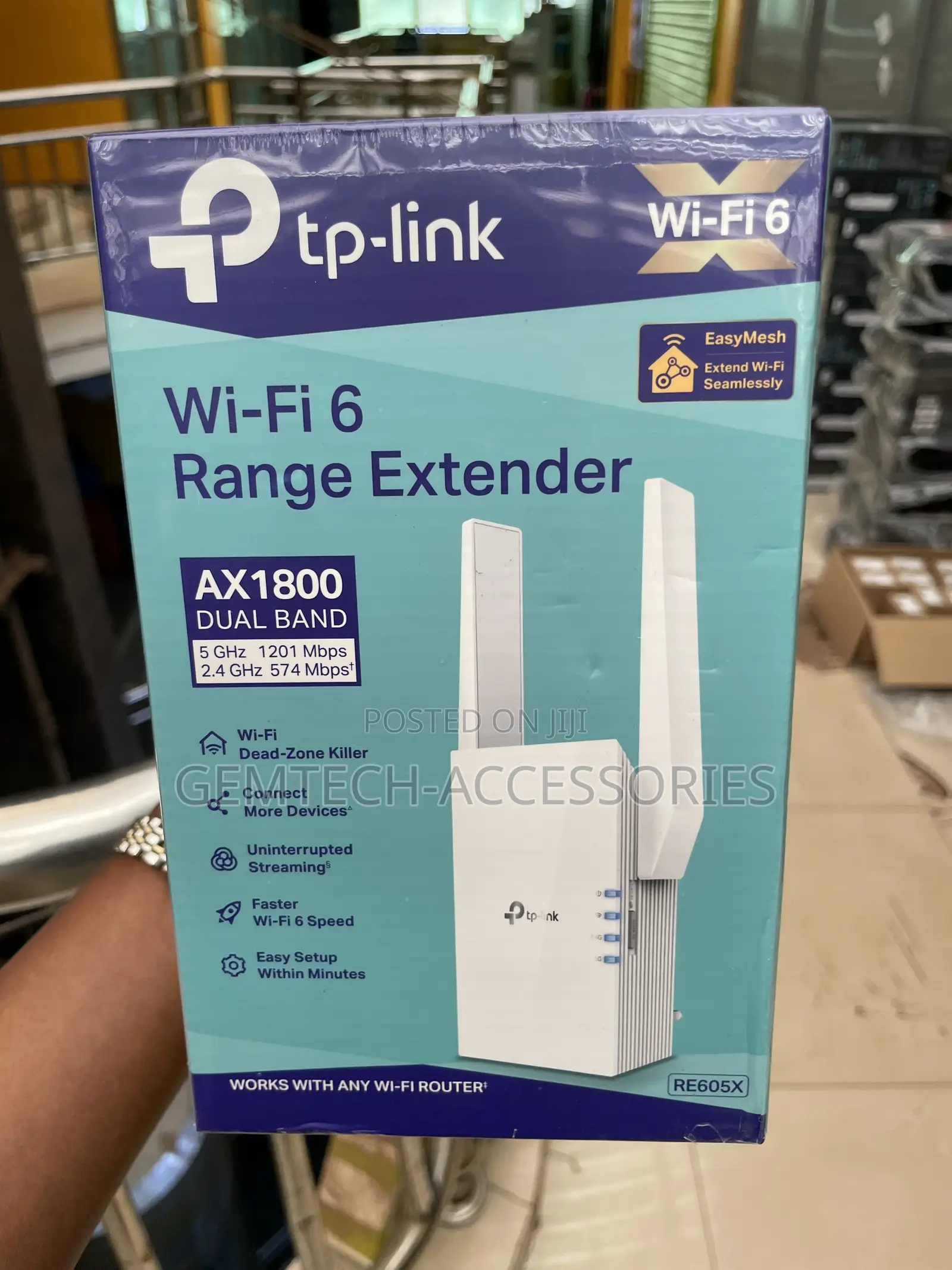 Tp-Link Re605x Ax1800 Wi-Fi 6 Range Extender.