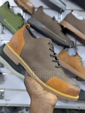 Designer Men’S Casual Toe Casual Shoes-Brown
