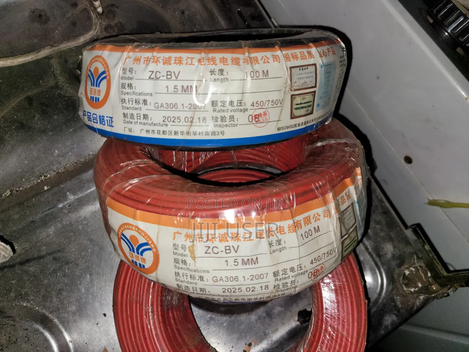 Electrical Cables 1.5mm and 2.5mm