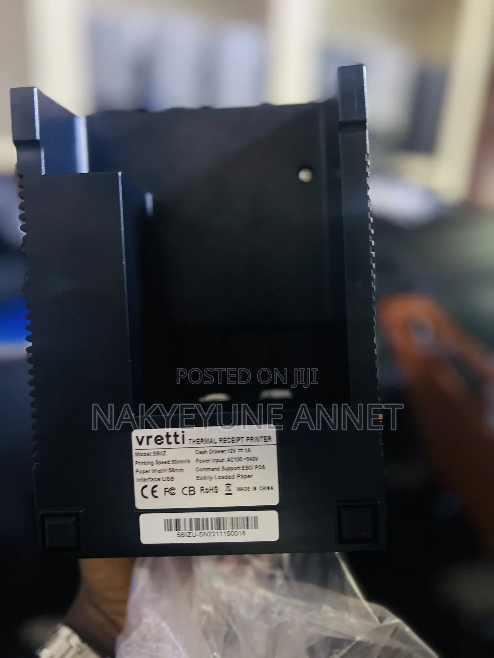 Vretti 58zu Thermal Reciept Printer