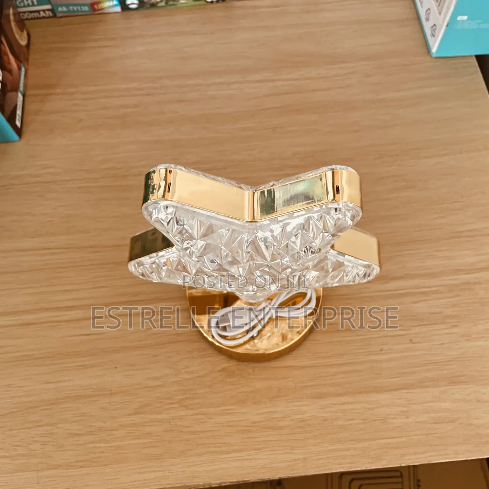 Star Crystal Rechargeable Table Lamp