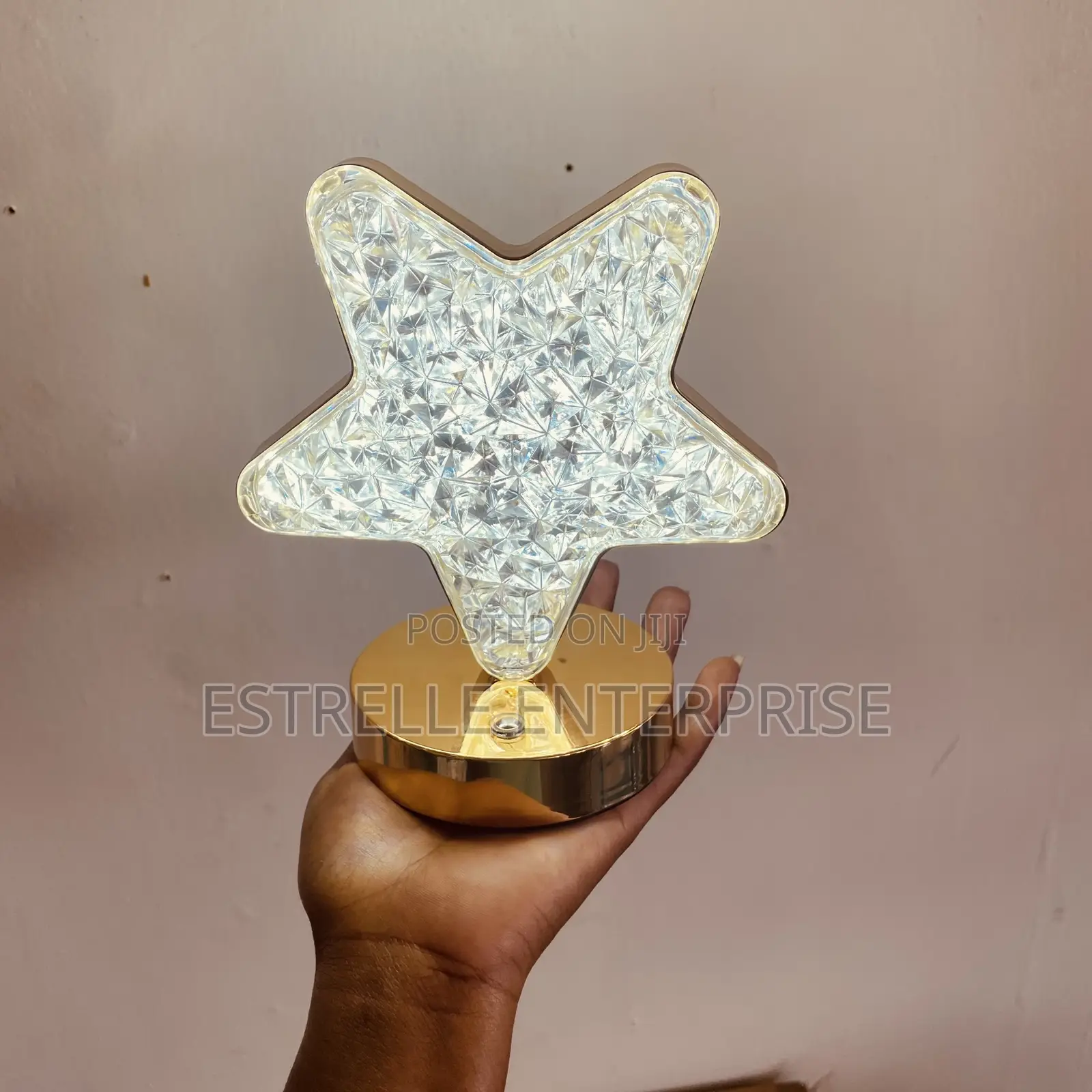 Star Crystal Rechargeable Table Lamp