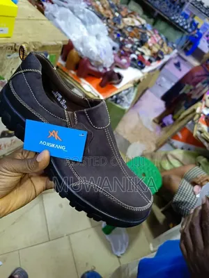 Casual Comfort- Hook Walking Shoe-Coffee Brown