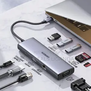 Ugreen 9-in-1 Usb-C Multifunctional Adapter 100w-Laptop Fast Charger