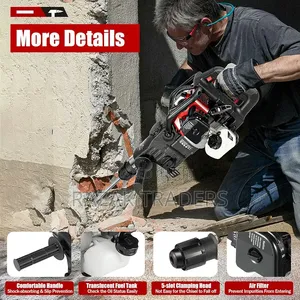 Gasoline Jack Hammer,32.7cc Powered Demolition Drill Hammer