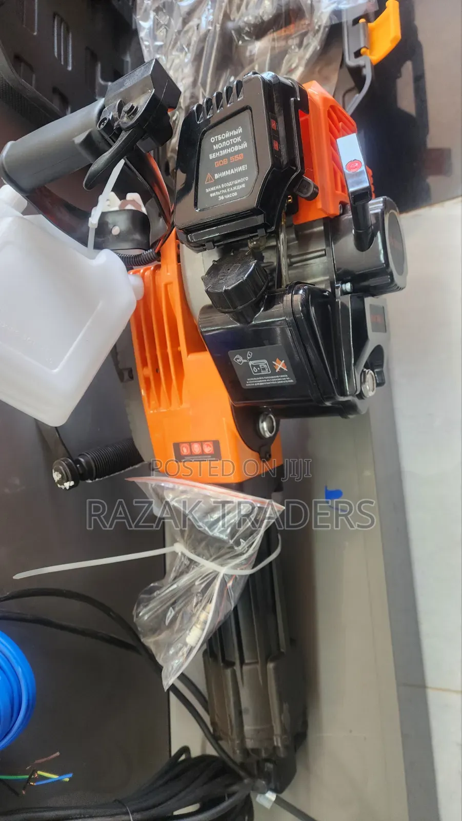 Gasoline Jack Hammer,32.7cc Powered Demolition Drill Hammer