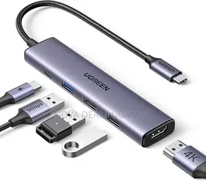 Ugreen 5-in-1 Usb-C Multifunctional Adapter 100w Laptop Fast Charger