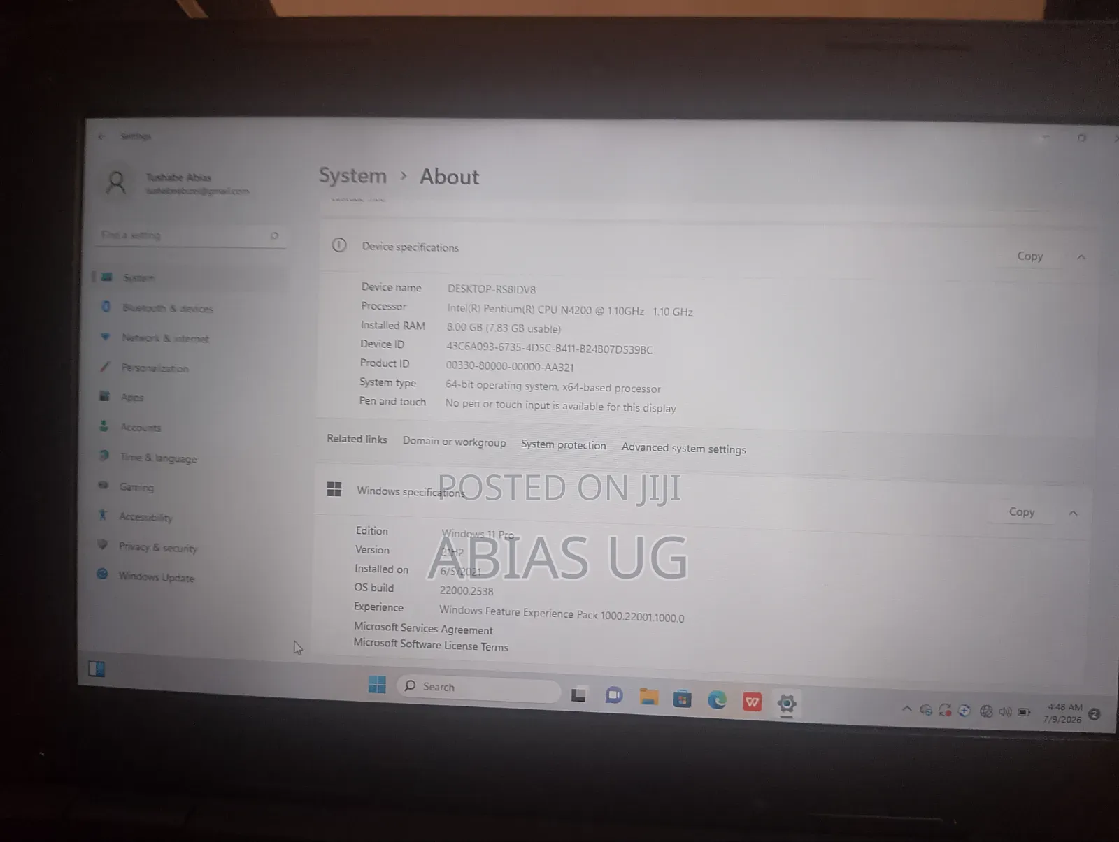 Laptop Dell Latitude 11 3190 8GB Intel Celeron SSD 128GB