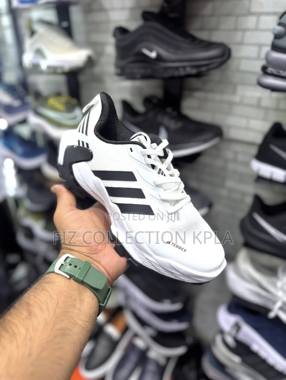 Original Adidas Terrex White Waterproof Hiking Shoes