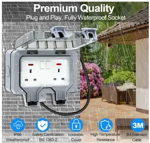 Outdoor Waterproof Socket (Premium Quality)