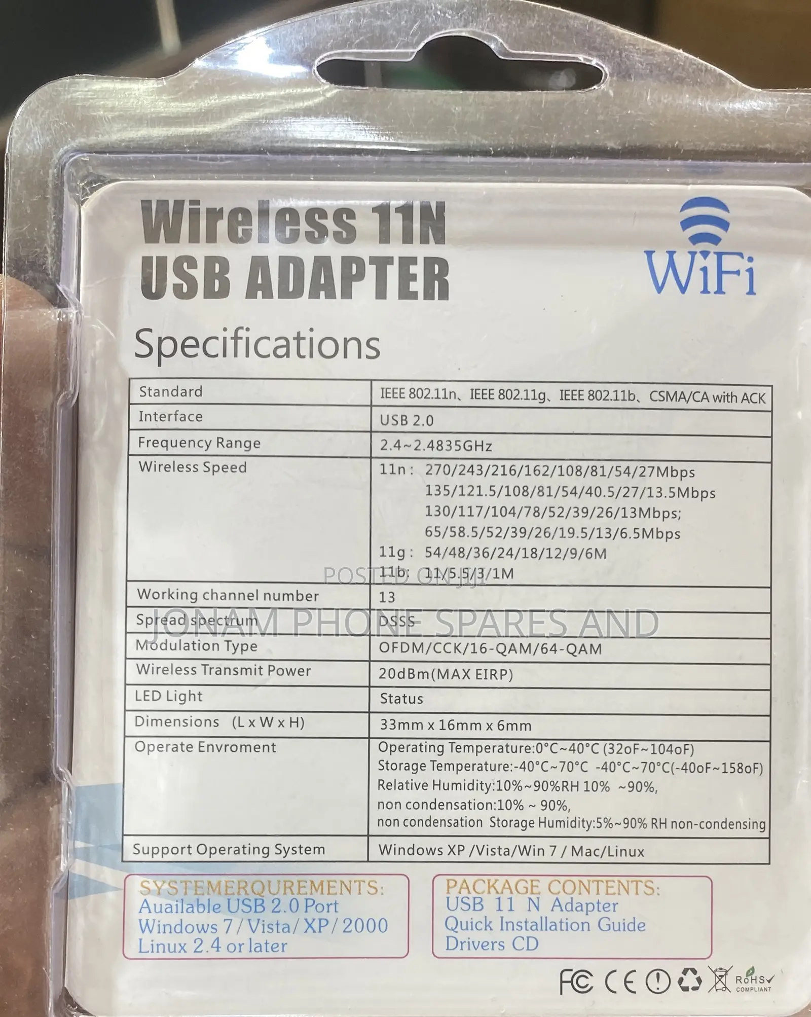 Usb 2.0 Wireless 300mbps