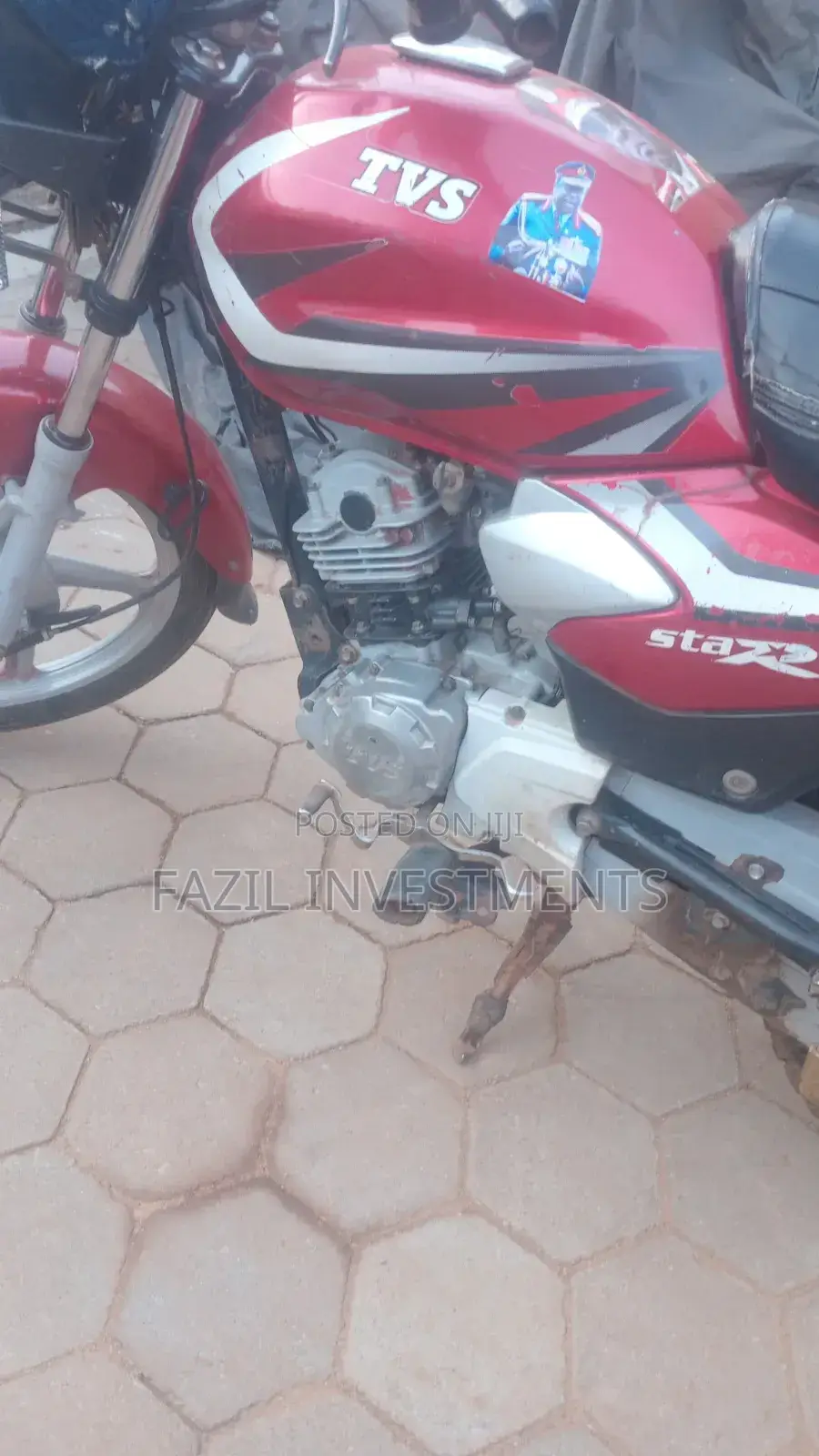 TVS HLX 125 1998 Red