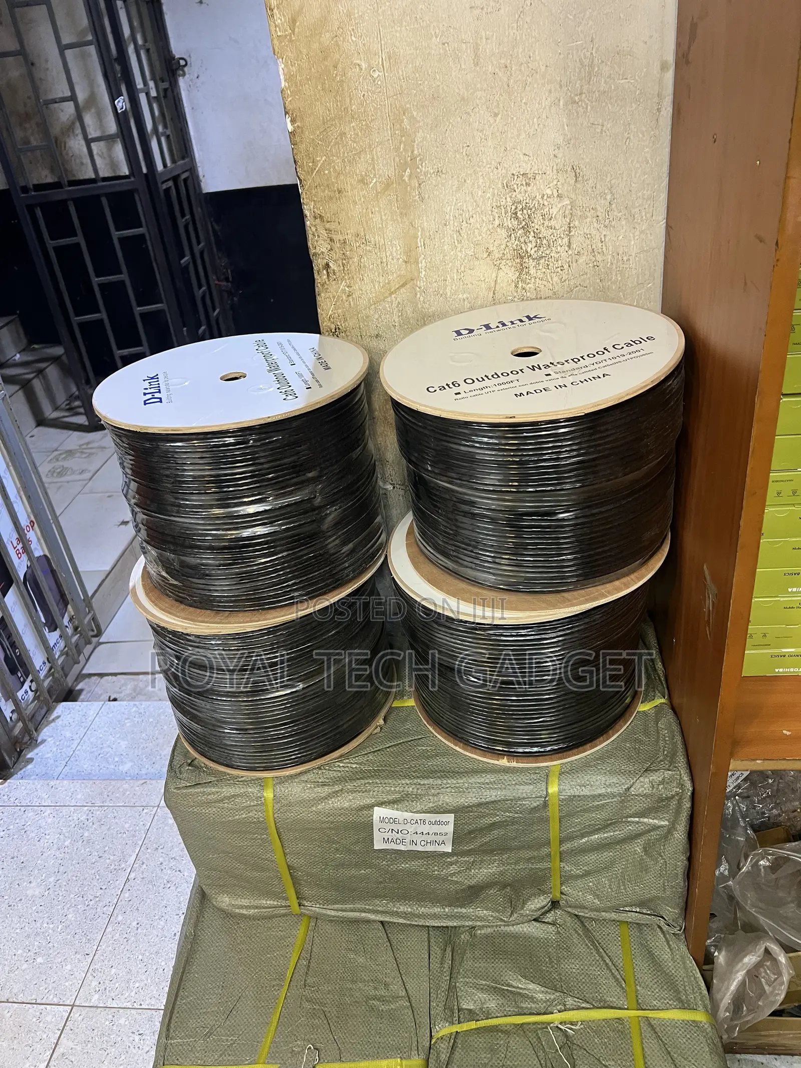 D-Link Cat6 305metres Outdoor Cable
