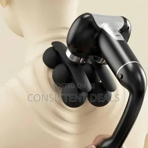 6-Node Head Fascia Massage Type-C Charging Curved Handle Massage