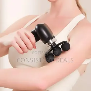 6-Node Head Fascia Massage Type-C Charging Curved Handle Massage