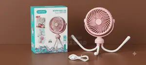Aerbes Ab-Fs39 Octopus Small Fan Rechargeable Flexible Tripod Fan