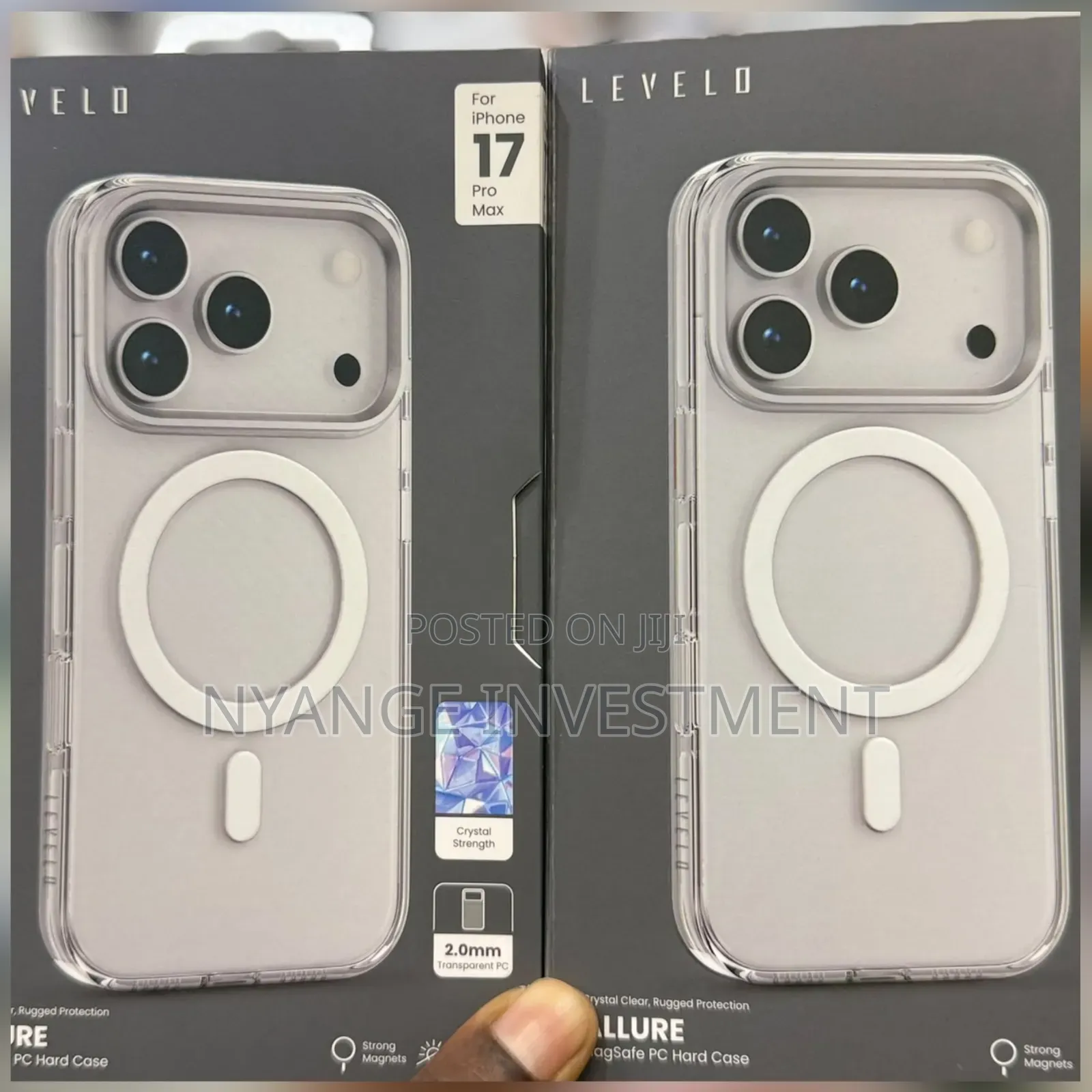 Levelo Allure Pc Hard Cases for the iPhone 17 Pro Max