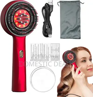 Electric Scalp Massager Comb and Red Light Hair Massager