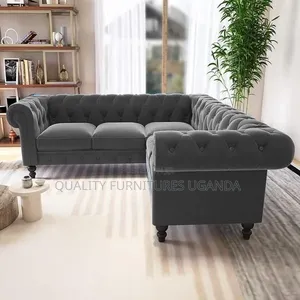 Fabric Chesterfield in 5 Seaters