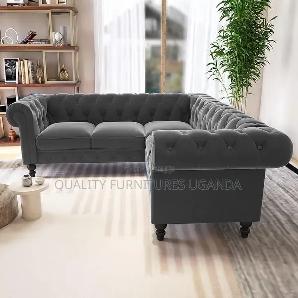 Fabric Chesterfield in 5 Seaters
