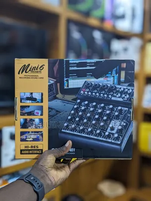 Mini 6 Mixer Professional Recordimg Sound Card