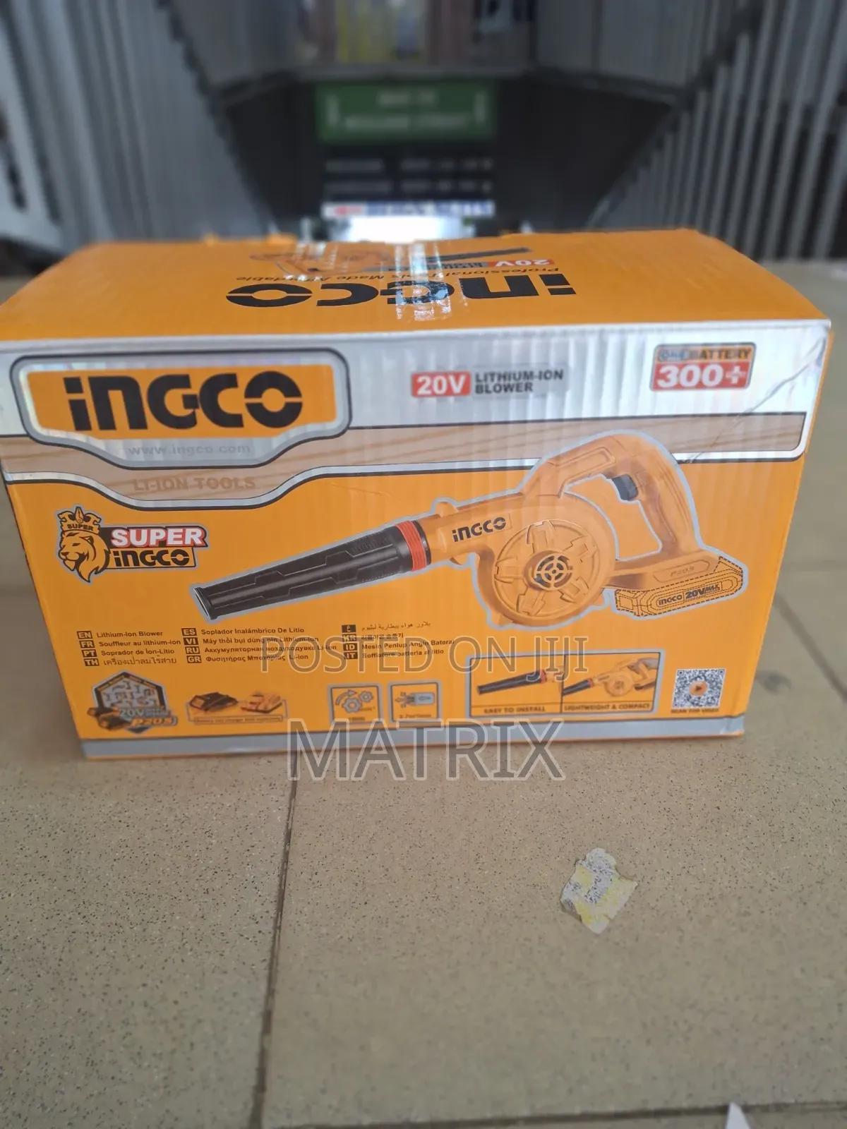 Ingco Lithium-Ion Blower 20v With Battery and Charger