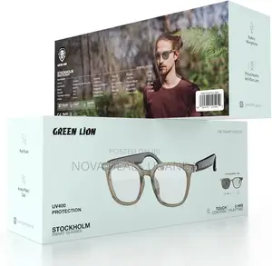 Green Lion Stockholm Smart Glasses Uv400 Protection, Touch Control