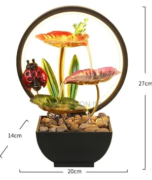Ladybug Tabletop Fountain With Led Lighting