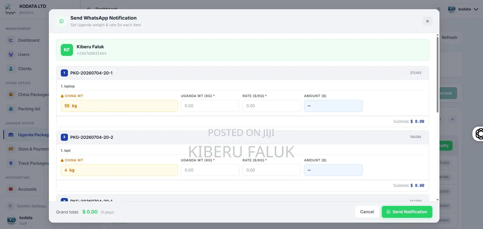 Kodata – Shipment Delivery Management System